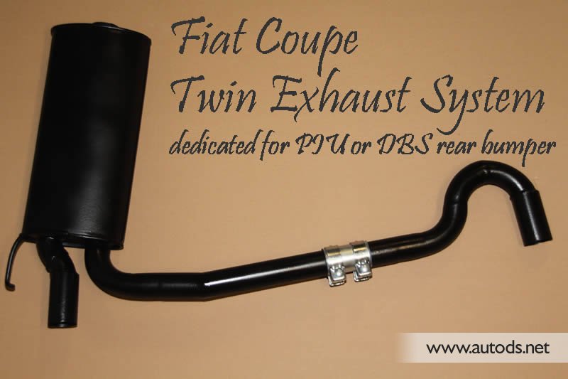 Fiat Coupe Twin Exhaust System - Click Image to Close