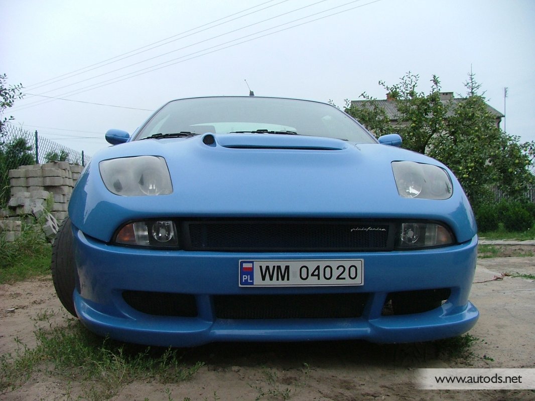 Fiat Coupe - Front Grill Zender look Black - Click Image to Close