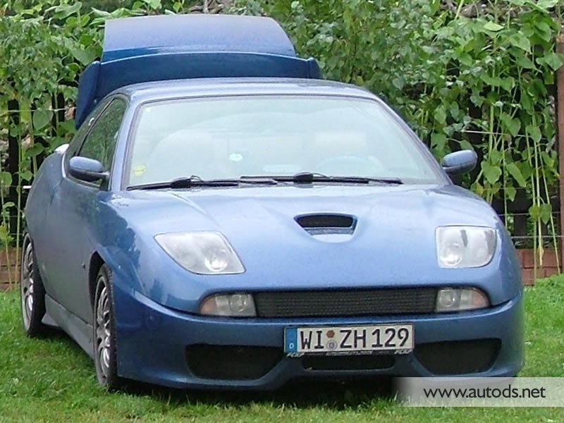 Fiat Coupe - Maranello style bonnet inlet of air - Click Image to Close